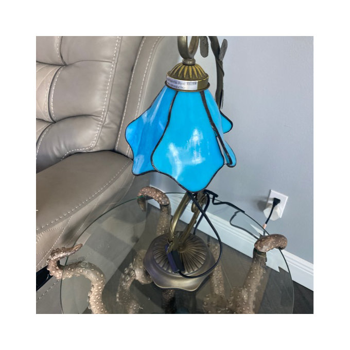 Bloomsbury Market Alfonsa 21'' Bronze Antique Tiffany Lamp